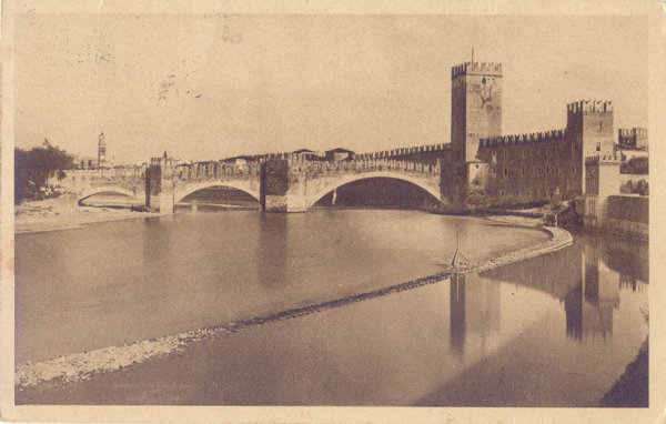 Verona - Ponte Scaligero 1933