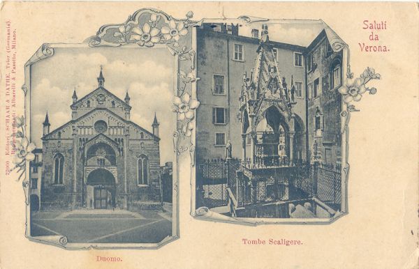 Verona - Duomo e Tombe Scaligere 1906