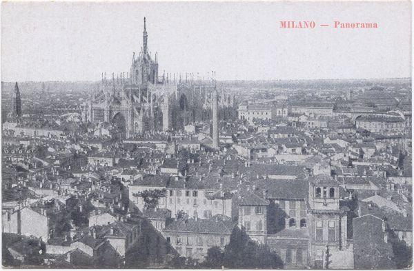 Milano - Panorama con  Duomo