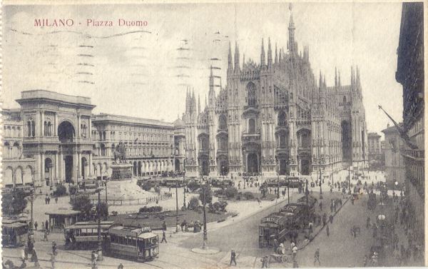 Milano - Piazza Duomo 1925
