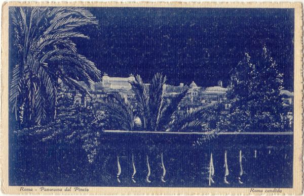 Roma - Panorama dal Pincio 1919