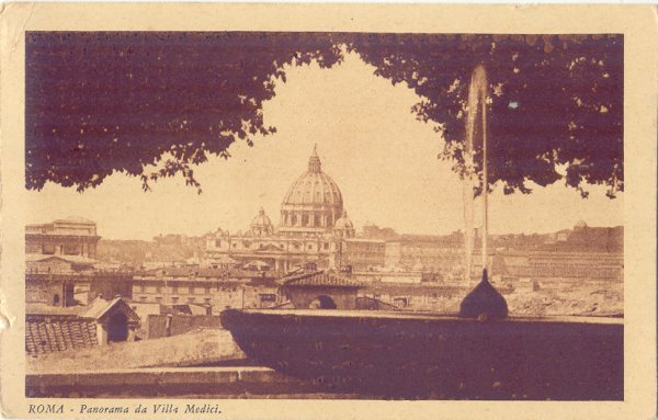 Roma - Panorama da Villa Medici 1930