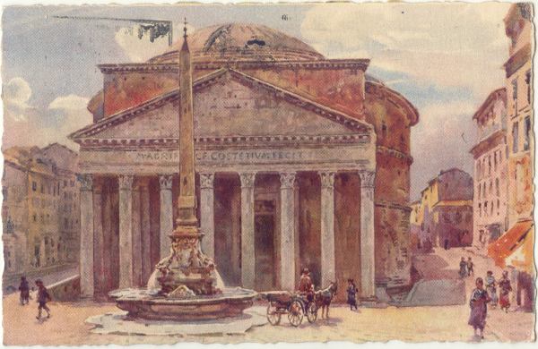 Roma - il Pantheon 1924