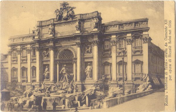 Roma - Fontana di Trevi 1916