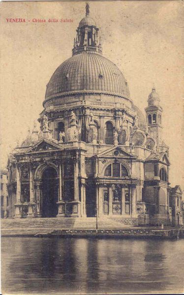 Venezia - Chiesa della Salute 1922