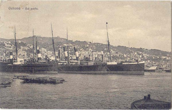 Genova - Il Porto 1909