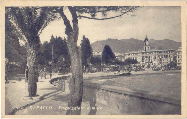 Rapallo - Passeggiata a mare 1937