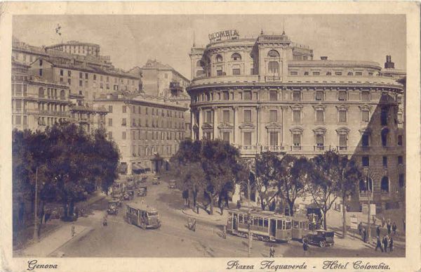 Genova - Piazza Acquaverde 1932