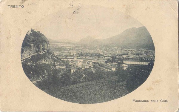 Trento - Veduta della citt 1922