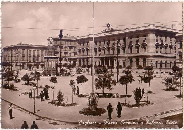 Cagliari - Piazza Carmine 1948