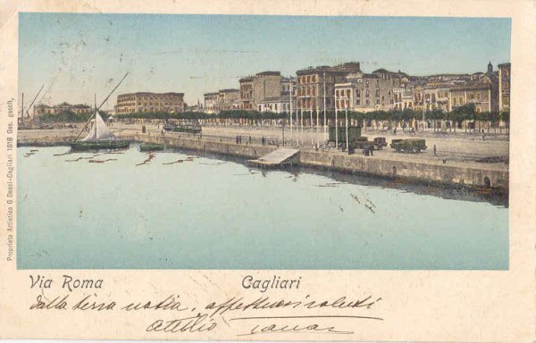 Cagliari - via Roma 1900