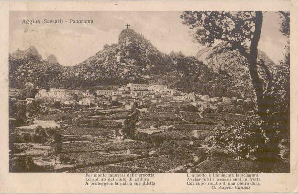 Aggius - Panorama 1933