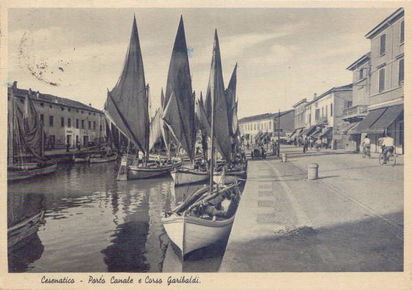 Cesenatico Porto canale 1948