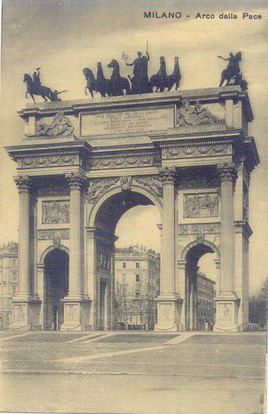 Milano - Arco della Pace 1911