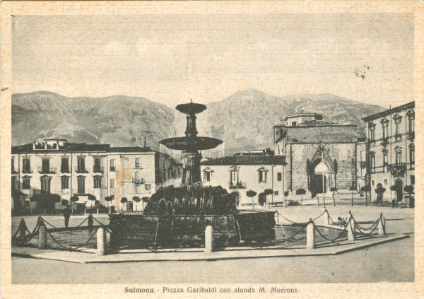 Sulmona - Piazza Garibaldi 1947