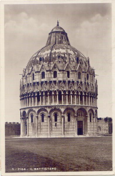 Pisa - Battistero 1938