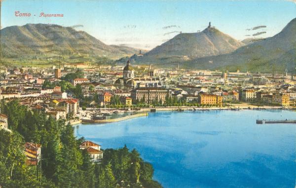 Como - Panorama della citt 1912