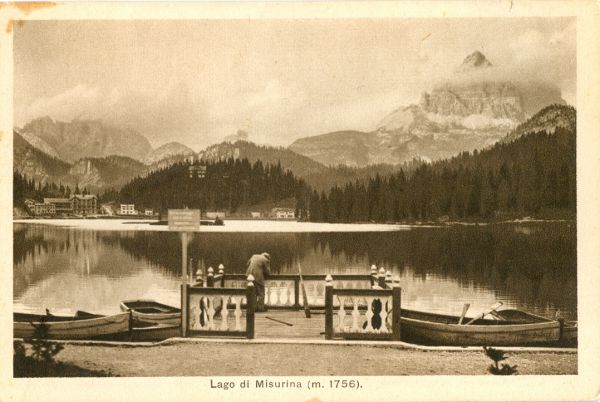 Lago di Misurina anni 50