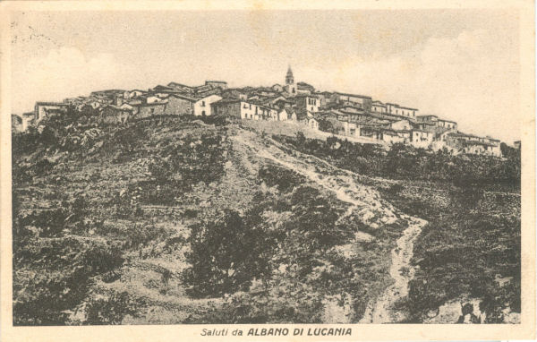 Albano di Lucania - Panorama 1934