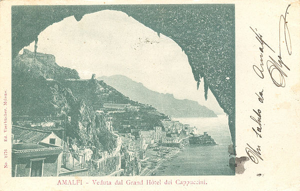 Amalfi - Veduta Grand Hotel dei Cappuccini 1901