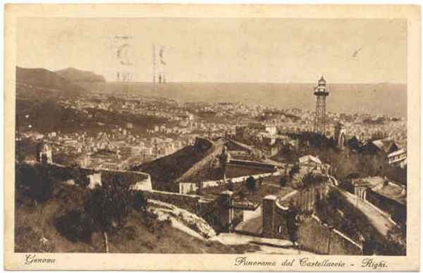 Genova - Veduta panoramica 1928