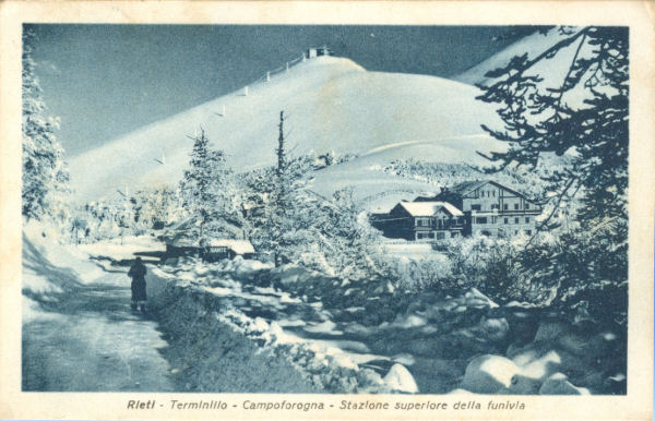 Campoforogna Terminillo - Stazione Funivia 1947