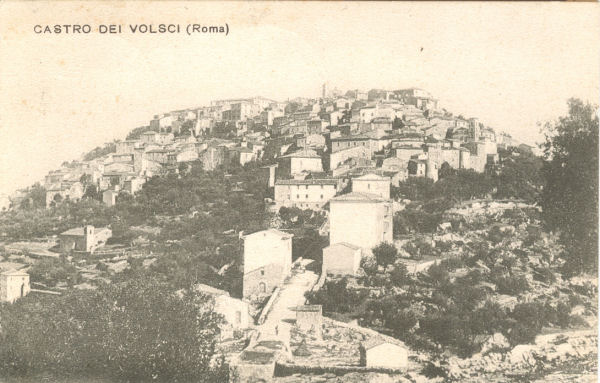 Castro dei Volsci - Panorama 1910