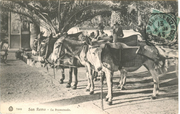 San Remo - la Promenade 1908