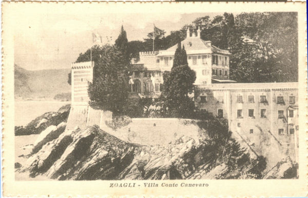 Zoagli - Villa Conte Canevaro 1921