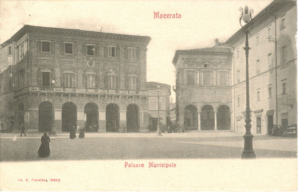 Macerata - Palazzo Municipale 1906