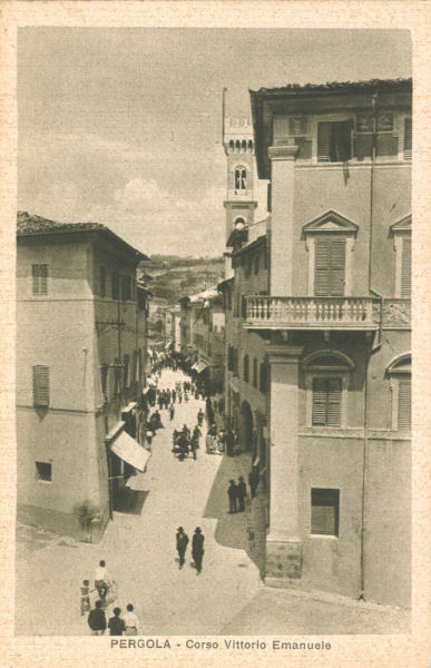 Pergola - corso Vittorio Emanuele