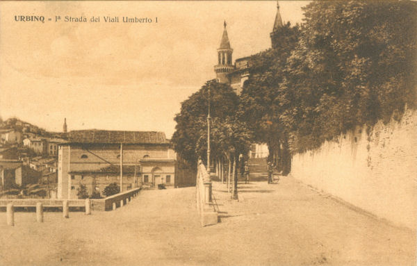 Urbino - 1° Strada dei viali Umberto I 1928