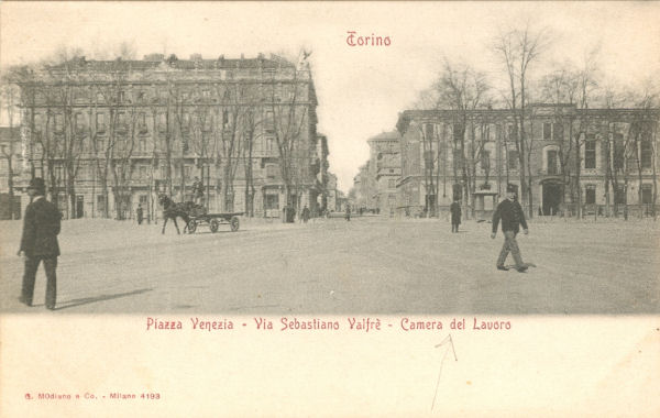 Torino - Piazza Venezia e Camera del Lavoro