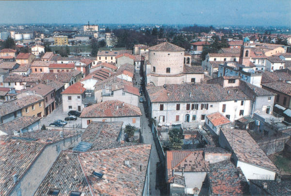 Forlimpopoli - Panoramica con Chiesa dei Servi