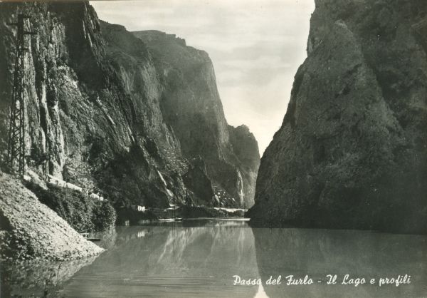 Passo del Furlo - Il lago 1954