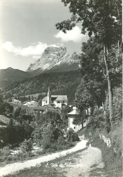 San Vito di Cadore - Panorama del Paese 1962