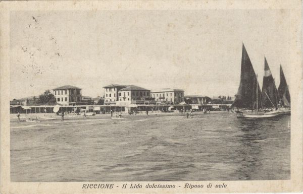 Riccione - Vele al Lido 1932