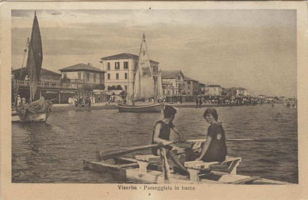 Viserba - Passeggiata in barca 1926