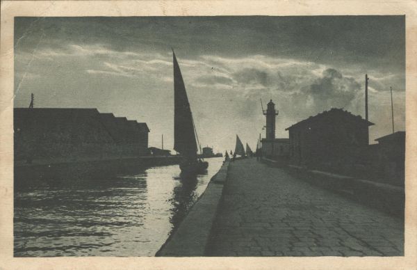 Cervia - il Porto Canale 1928