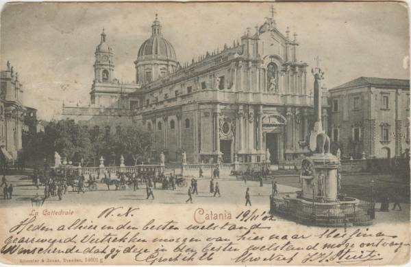 Catania - La Cattedrale 1902