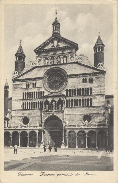 Cremona - Facciata del Duomo 1933