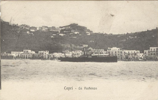Capri - Veduta dal mare 1910