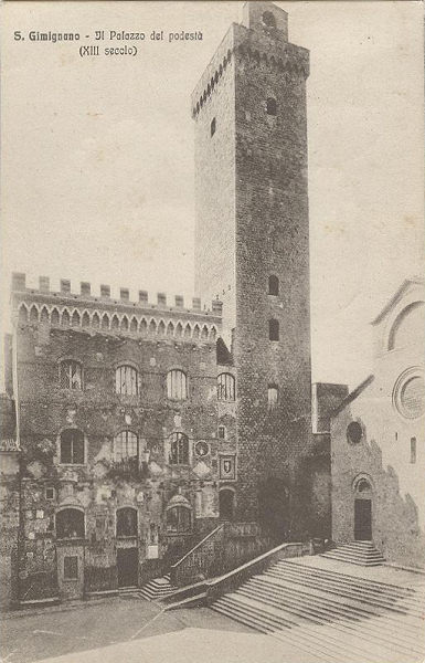 San Gimignano - Palazzo del Podest 1923