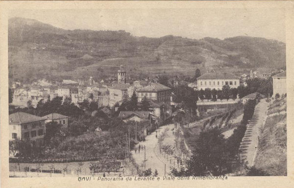 Gavi - Panorama viale della Rimembranza