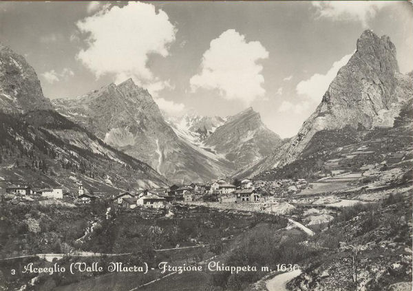Acceglio - Panorama 1955