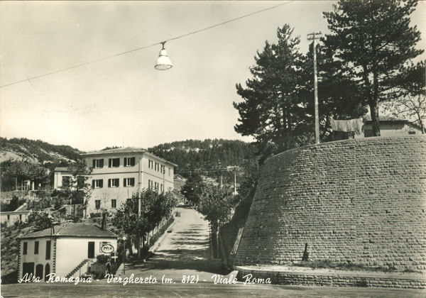 Verghereto - viale Roma 1962