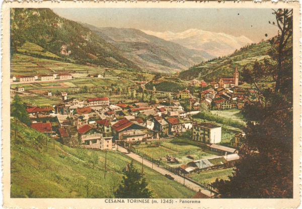 Cesana Torinese - Panorama 1941