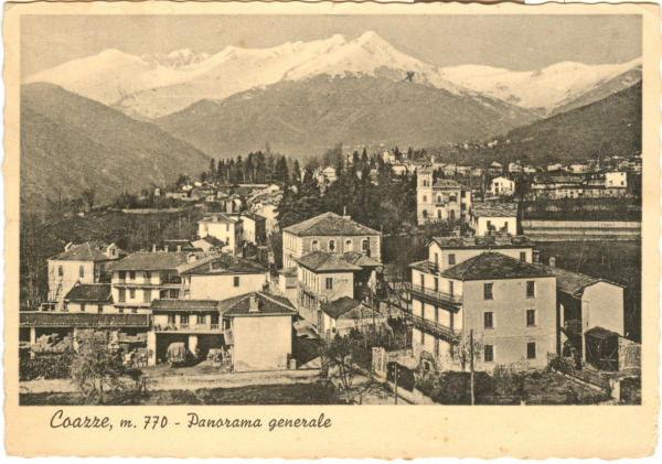 Coazze - Panorama 1941