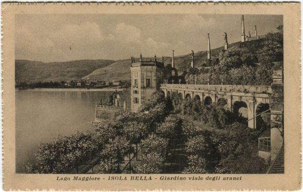 Isola Bella - Lago Maggiore 1919