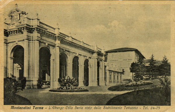 Montecatini - Albergo Villa Berta 1933